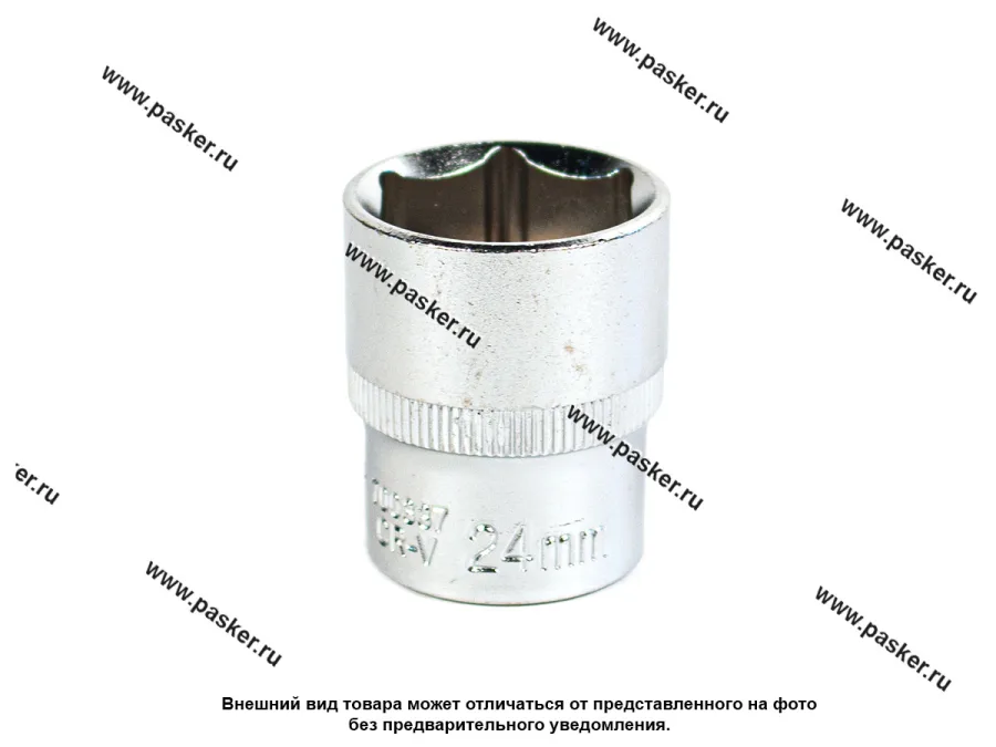 Головка торцевая 24 1/2 короткая 6-гранная KRAFT KT 700337