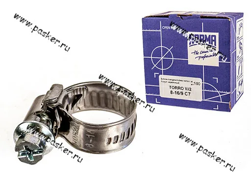 Хомут NORMA  8-16 100шт