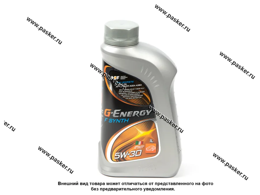 Масло G-Energy  5W30 F Synth API SP ACEA A3/B4 1л син