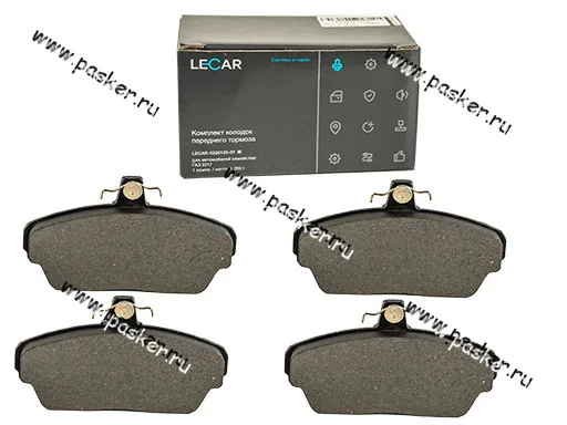 Колодки тормозные Волга 3110 Газель передние LECAR