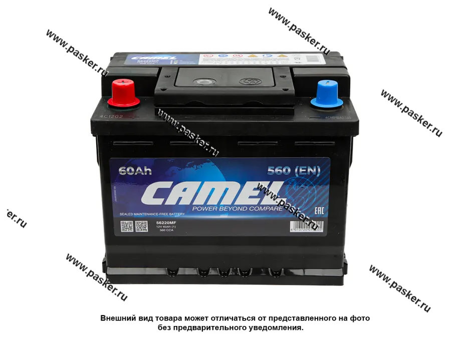 Аккумулятор CAMEL 60Ач EN600 242х175х190