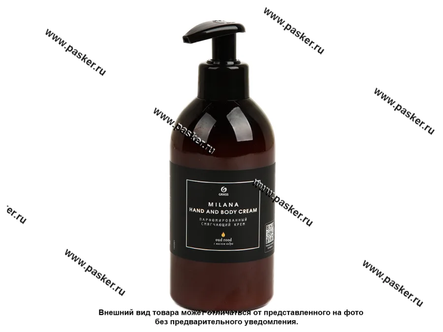 Крем для рук и тела парфюмированный GraSS Milana Oud Rood 300мл 145001