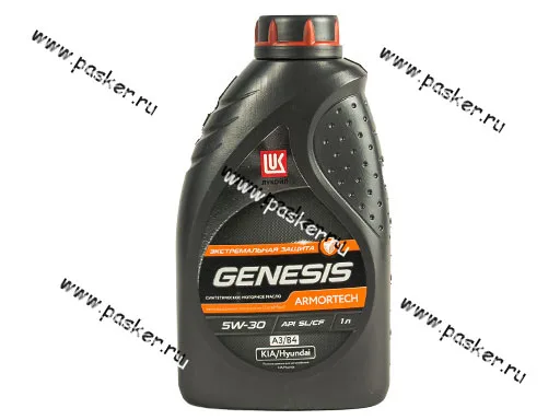 Масло Лукойл  5W30 Genesis Armortech HK API SL/CF ACEA A3/B4 1л син