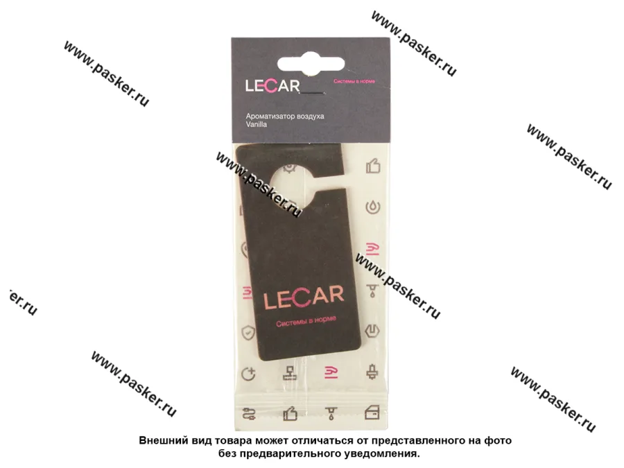 Ароматизатор LECAR подвесной Vanilla крючок