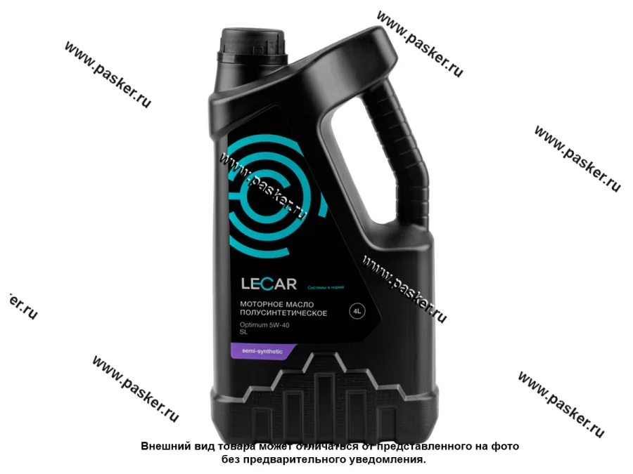 Масло LECAR Optimum 5W-40 SL 4л п/с