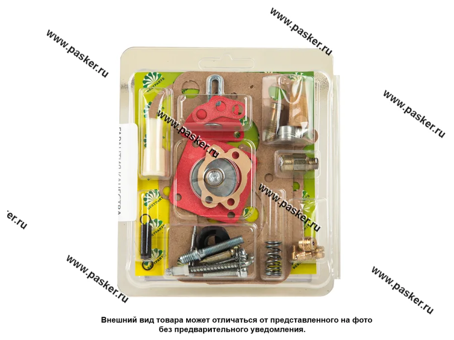 Ремкомплект карбюратора 2107-10 полный красная диафрагма блистер BESTPARTS BPRK210710