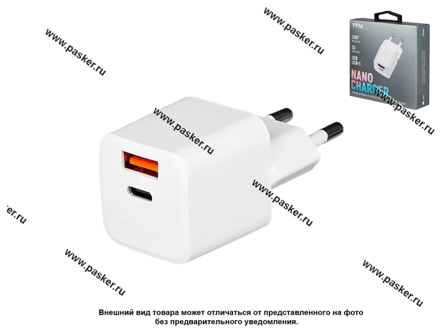 Зарядное устройство сетевое USB Type-C быстрое TFN-WCRPD11