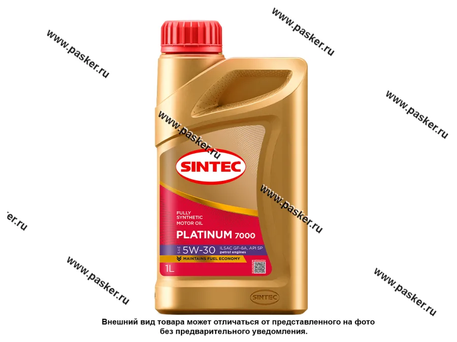 Масло SINTEC  5W30 Platinum 7000 API SP ILSAC GF-6 1л син