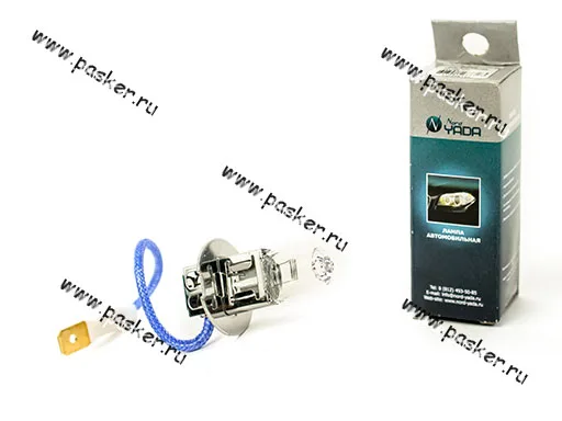 Лампа галоген 12V H3 55W Pk22s Nord YADA CLEAR