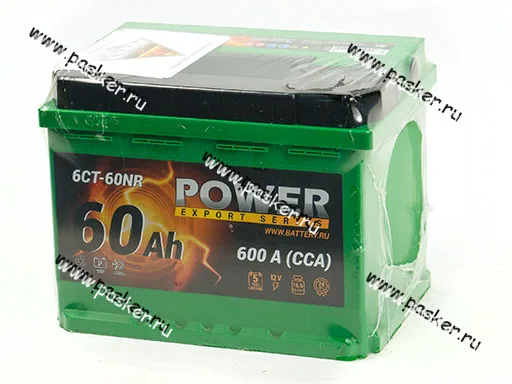Аккумулятор POWER 60Ач EN600 242х175х190 обр/п