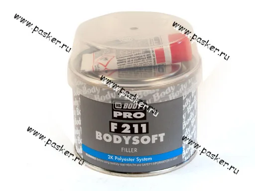 Шпатлевка HB BODY SOFT F211 полиэфирная   250гр с отвердителем