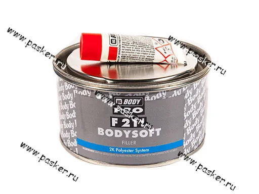 Шпатлевка HB BODY SOFT F211 полиэфирная   380гр с отвердителем