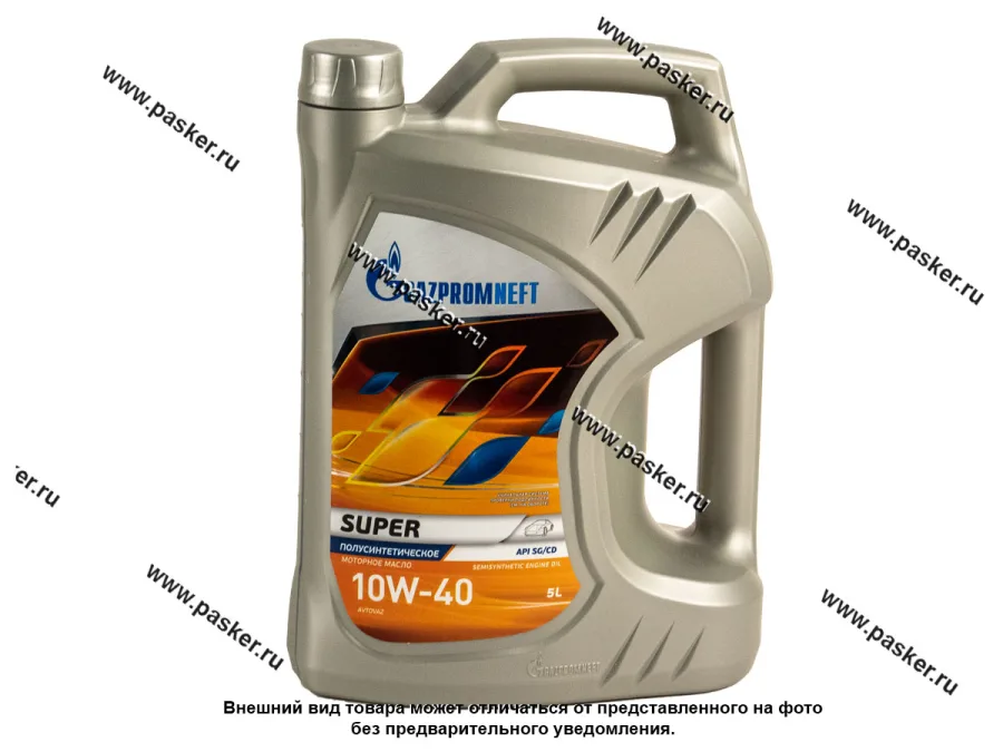 Масло Gazpromneft 10W40 Super API SG/CD   5л п/с