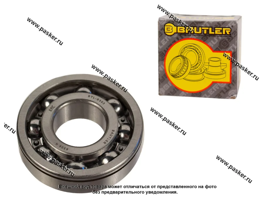 Подшипник КПП вторичного вала 2101-07 BAUTLER BTL-B303 50306/6306N
