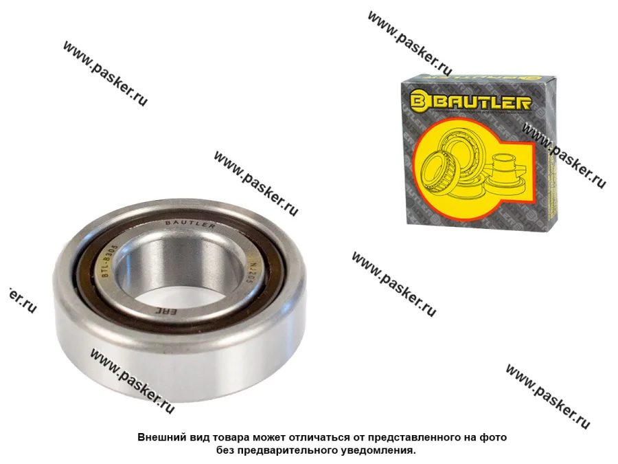 Подшипник КПП первичного вала 2108-099 вторичного вала ОКА BAUTLER BTL-B305/NJ205