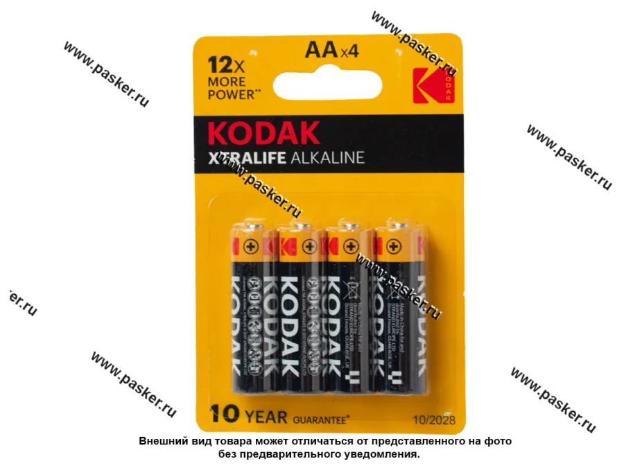 Батарейка KODAK LR6 AA BL-4 XTRALIFE