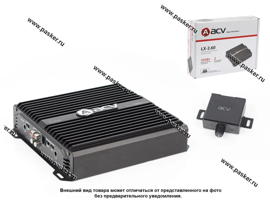 Усилитель ACV LX-2.60 60Втх2 4 Ом, 80Втх2 в 2 Ом