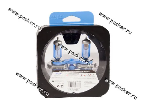 Лампа галоген 12V H4 60/55W P43t MTF VANADIUM  5000К