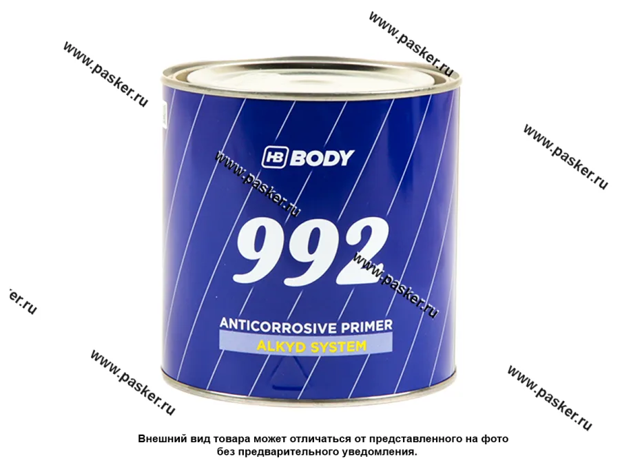 Грунтовка HB BODY 992 1,0л черная