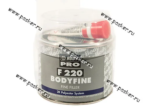Шпатлевка HB BODY FINE F220 доводочная 250гр с отвердителем