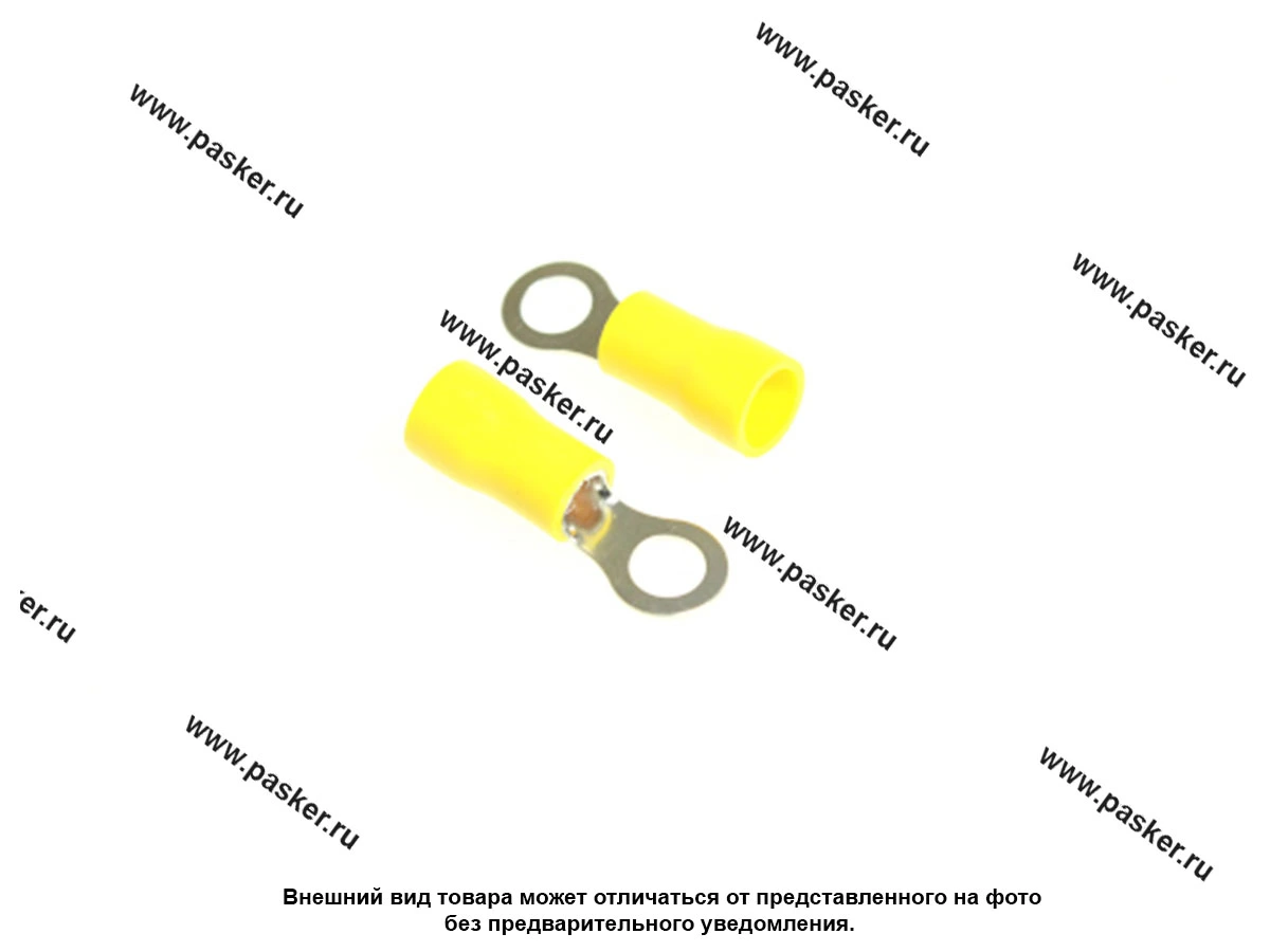 Клемма под болт 5,3мм Nord YADA изолированная желтая 4,0-6,0мм кв НКи 6.0-5/НКи5,5-5