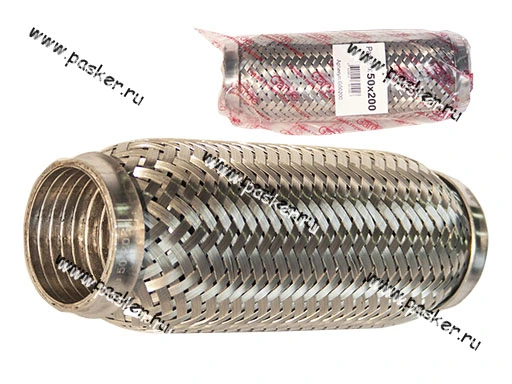 Гофра глушителя 50x200 Garde 3х слойная Interloсk G50200