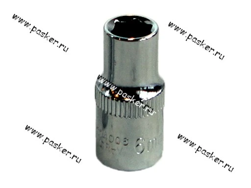 Головка торцевая  6 1/4 короткая 6-гранная OMBRA 114006