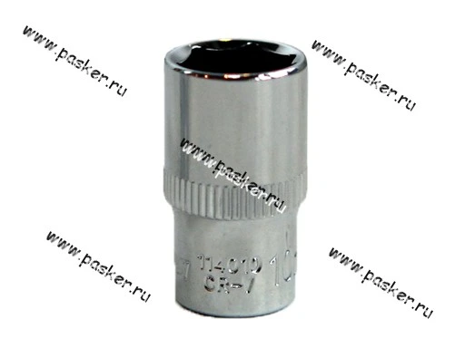 Головка торцевая 10 1/4 короткая 6-гранная OMBRA 114010