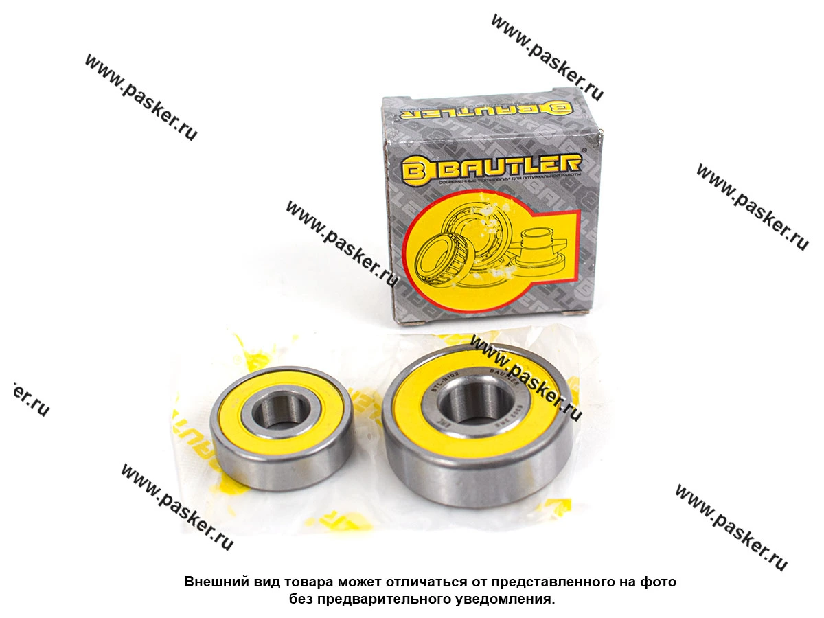 Подшипник генератора 2101-08 ОКА Таврия BAUTLER комплект 180302 6302 2rs/180201 6201 2rs BTL-K101