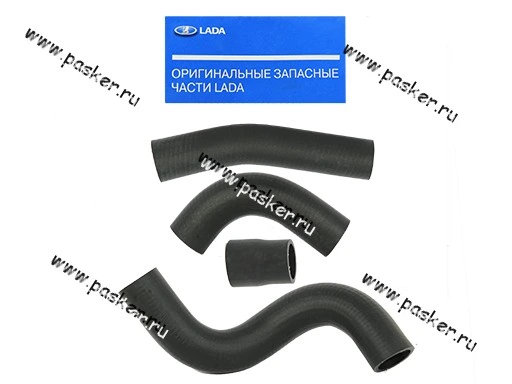 Патрубки радиатора 21073 инжектор 4шт LADA Image