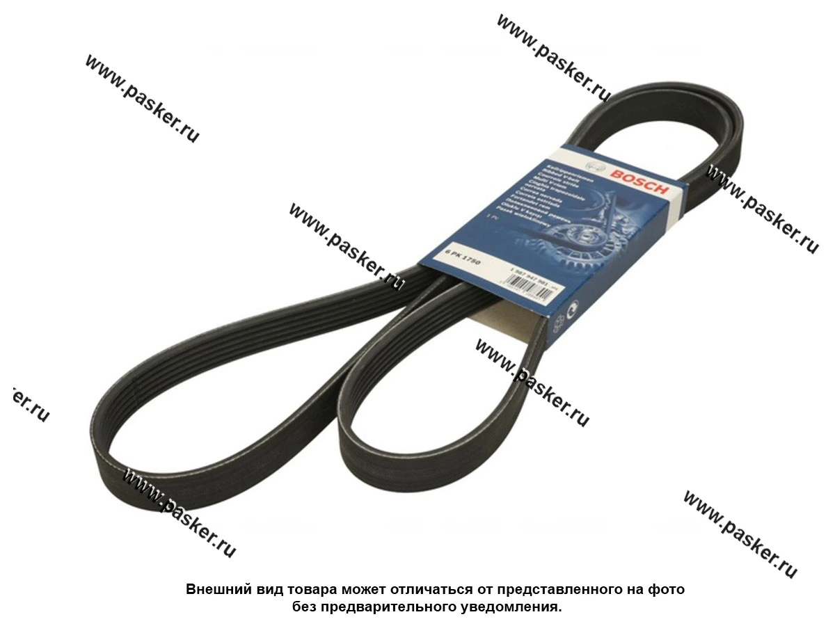 Ремень генератора ГАЗ дв Крайслер BOSCH 6PK1750 981 без кондиционера