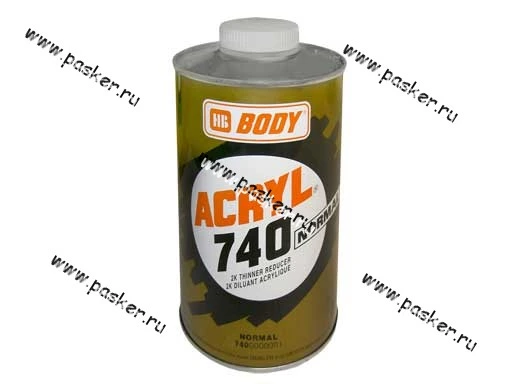 Растворитель HB BODY-740 1л Acril Normal