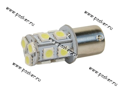 Лампа светодиод 12V21W BA15s Nord YADA 13SMD белая