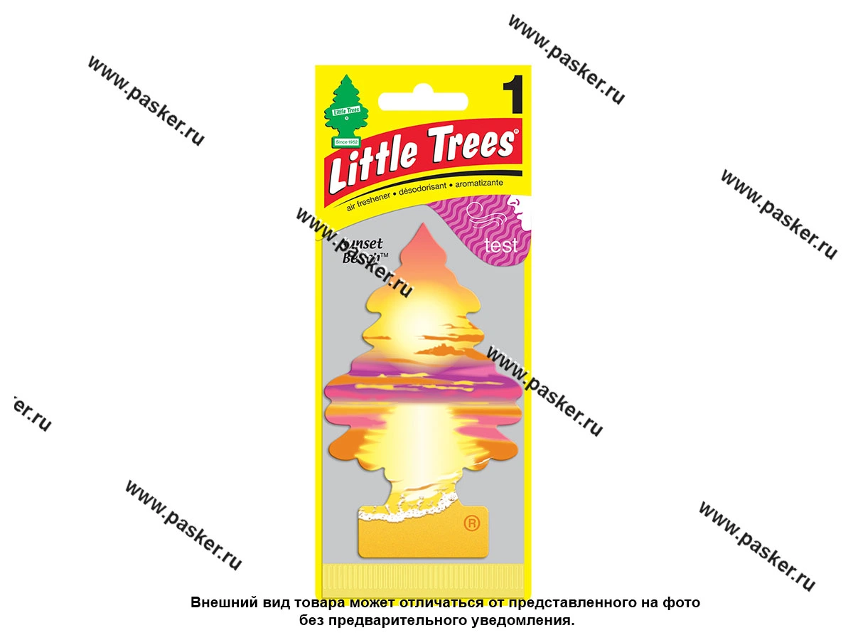 Ароматизатор LITTLE TREES Елочка сантес бич