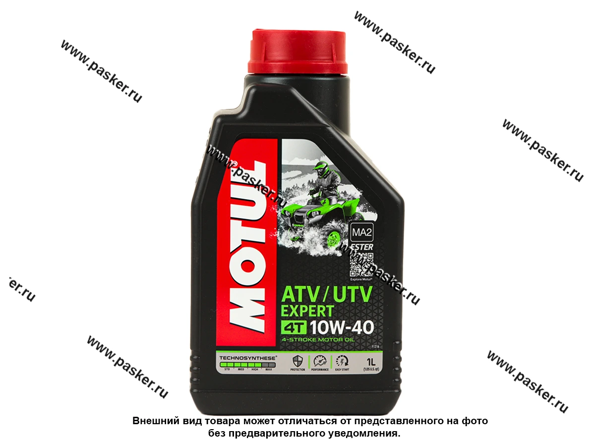 Масло Motul 4-х тактное 10W40 ATV-UTV EXPERT Quad API SM/SL/SJ 1л п/с 112785/113174