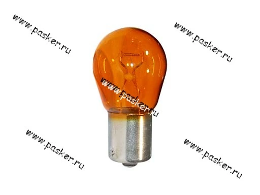 Лампа 12V21W BAU15s OSRAM 7507 желтая