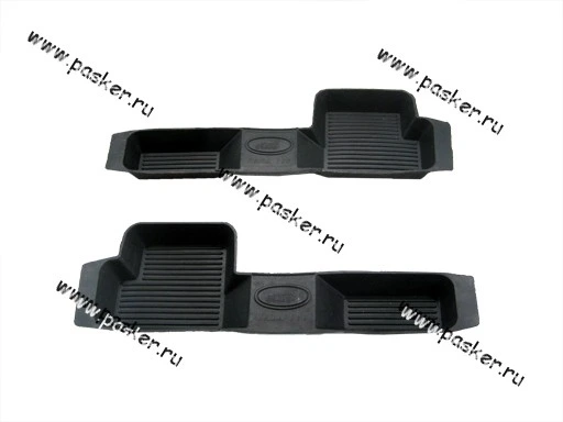 Коврики порога 2110-2170 Priora резиновые AgateK