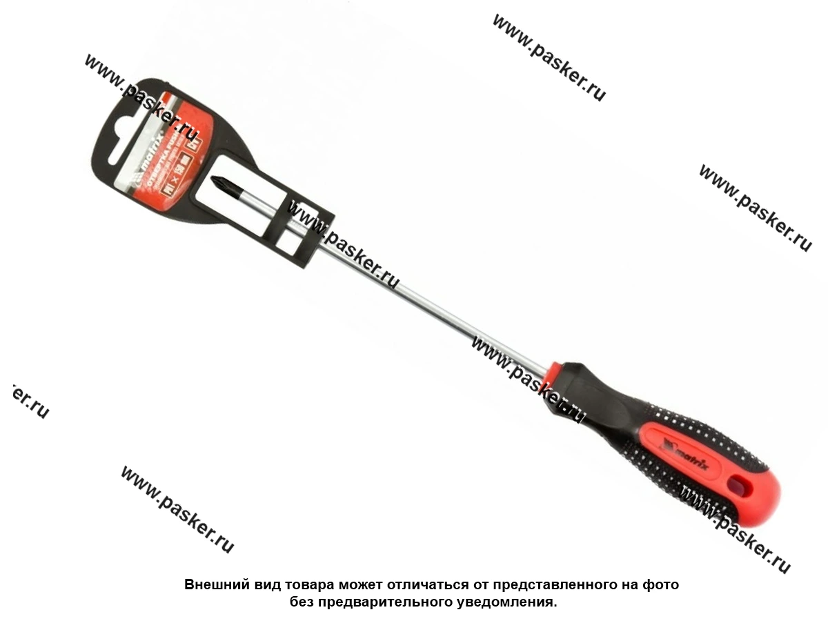 Отвертка крестовая PH1 (4мм) длинна 150мм рукоятка anti slip Fusion Matrix 11439