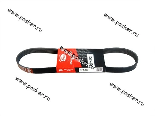 Ремень генератора 1118 Калина GATES 6PK883