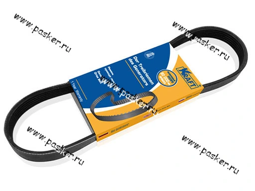 Ремень генератора 2108-099,2113-15,2110-12 KRAFT инж. 8-ми кл. 698 685282