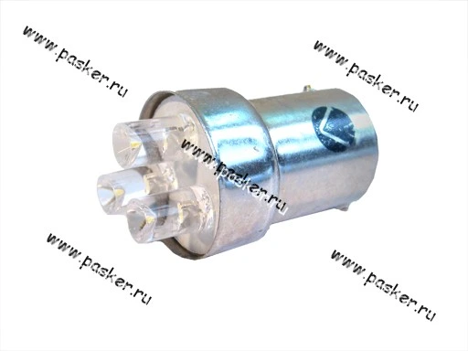Лампа светодиод 12V5W BA15s Nord YADA 3LED белая