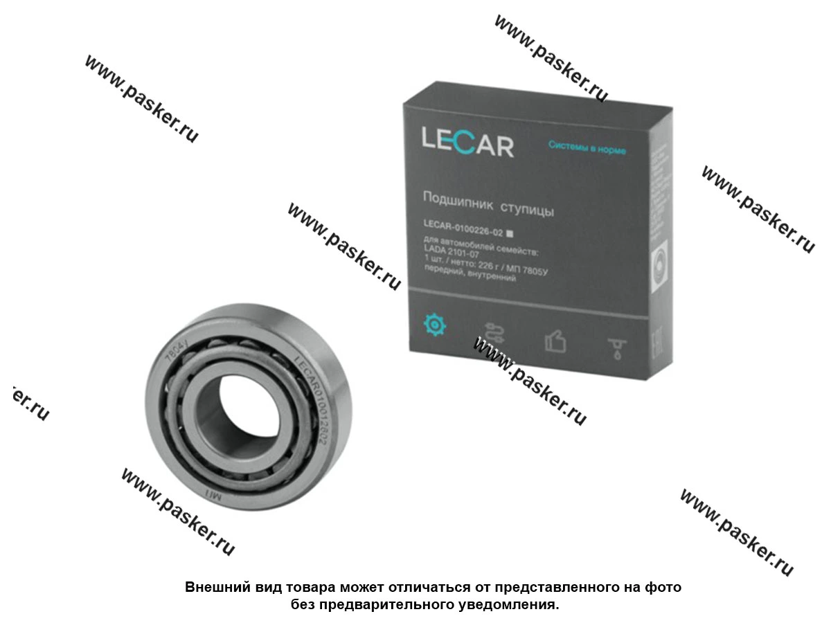 Подшипник ступицы 2101-07 7804 LECAR наружный