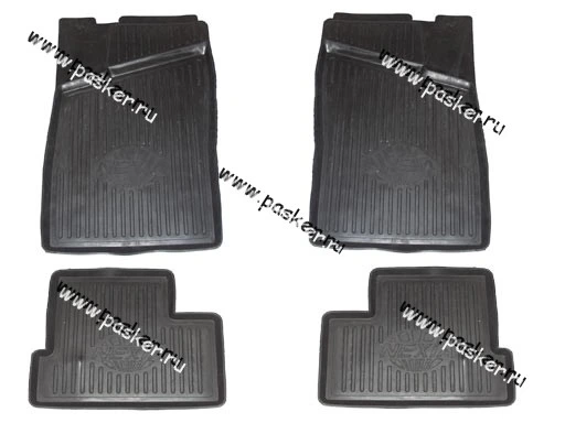 Коврики Daewoo Nexia с 1995г резиновые AgateK
