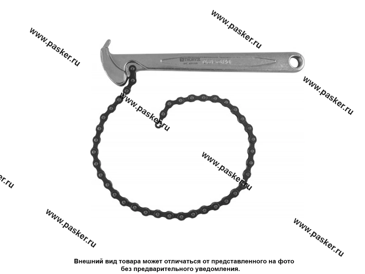 Съемник масляного фильтра цепной 60-120мм L230мм Thorvik AOFCW25