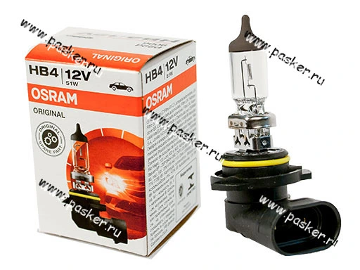 Лампа галоген 12V HB4 51W P22d OSRAM 9006