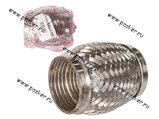 Гофра глушителя 60x120 Garde 3х слойная Interloсk G60120