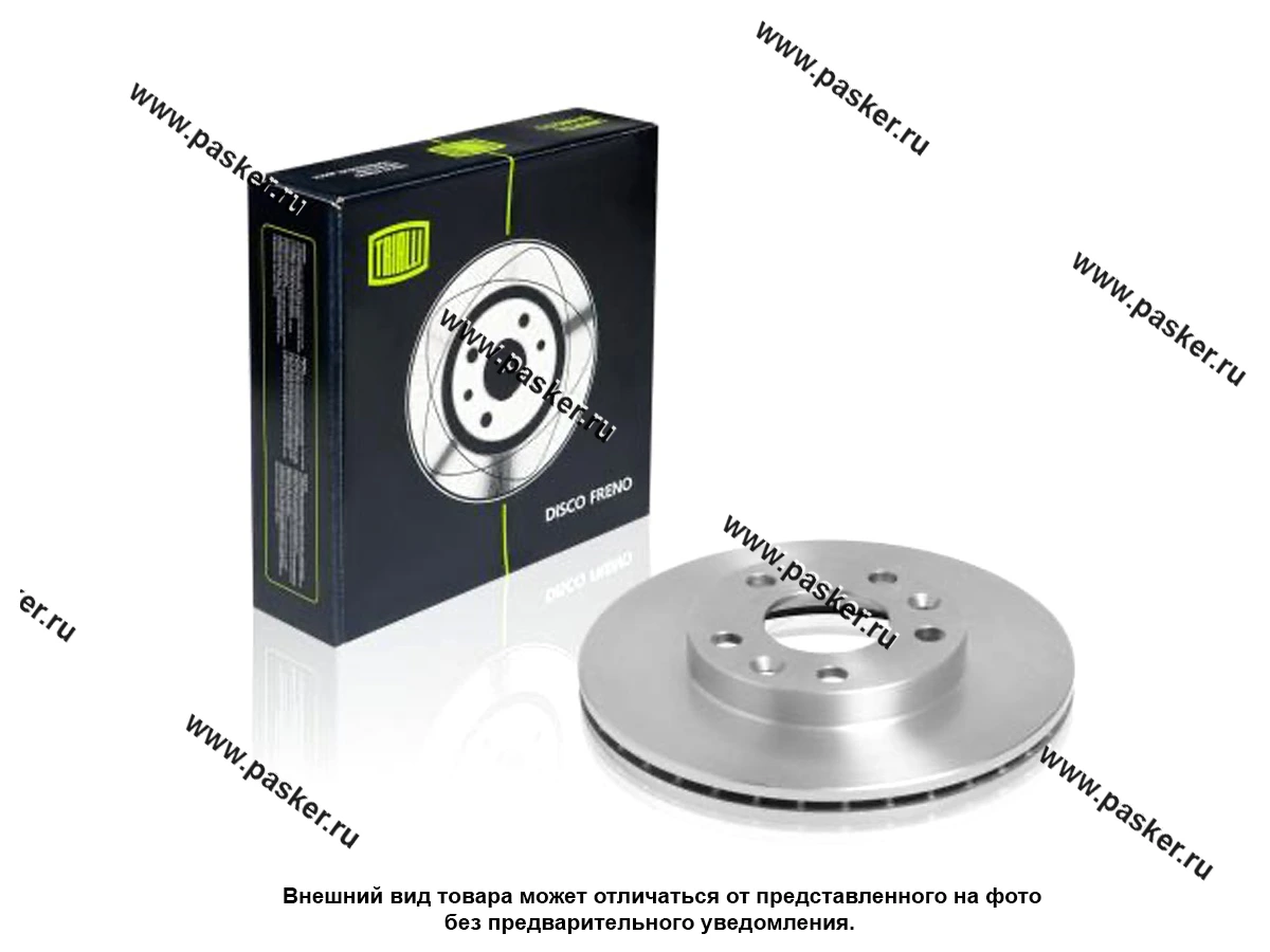 Диск тормозной Renault Duster 10- передний TRIALLI d=269 DF 095110