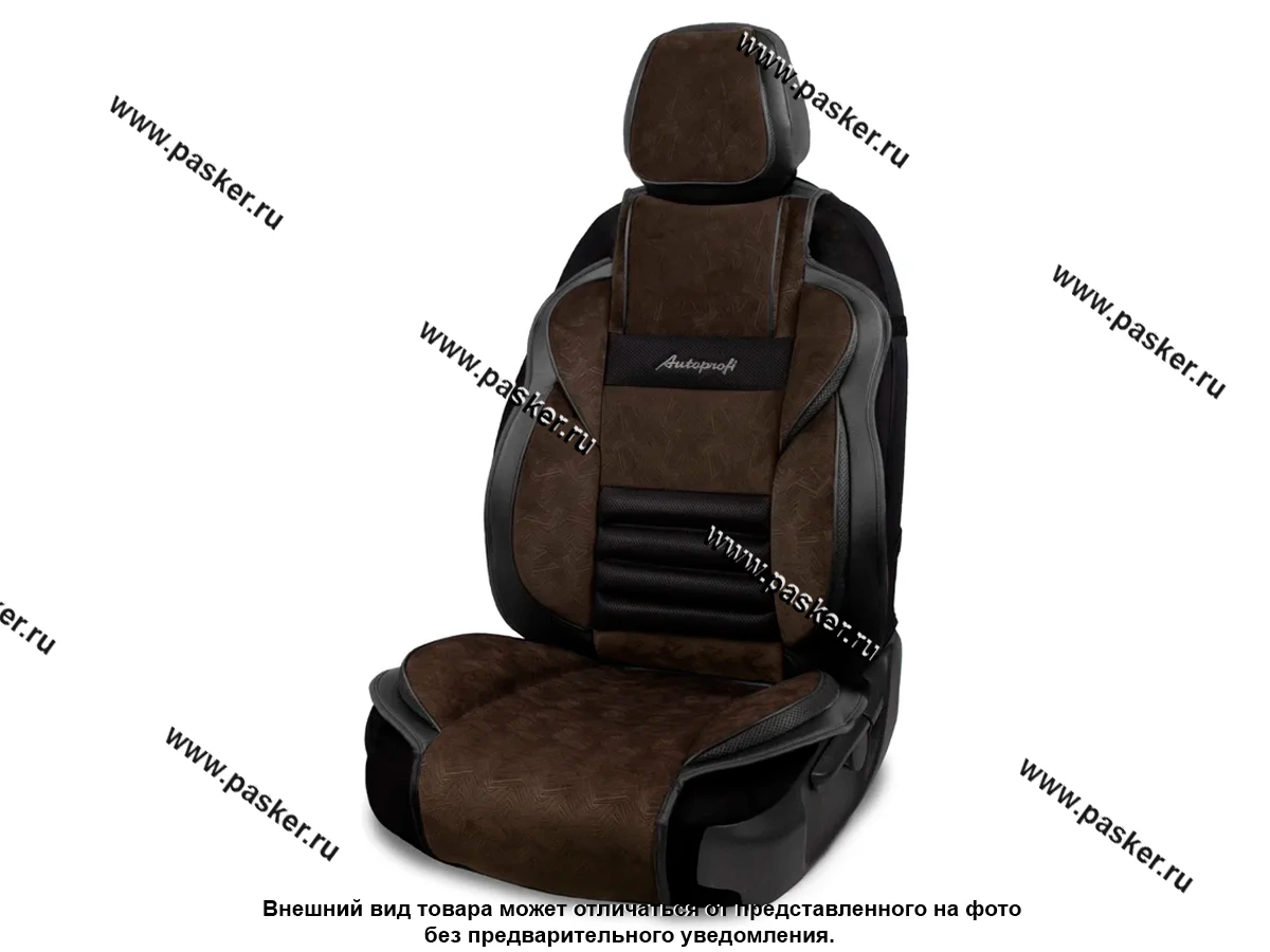 Накидка на сиденье AUTOPROFI Multi Comfort коричневый MLT-320PV BK/BR велюр