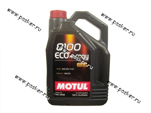 Масло Motul  5W30 8100 Eco-nergy API SL/CF 5л син 102898/111686