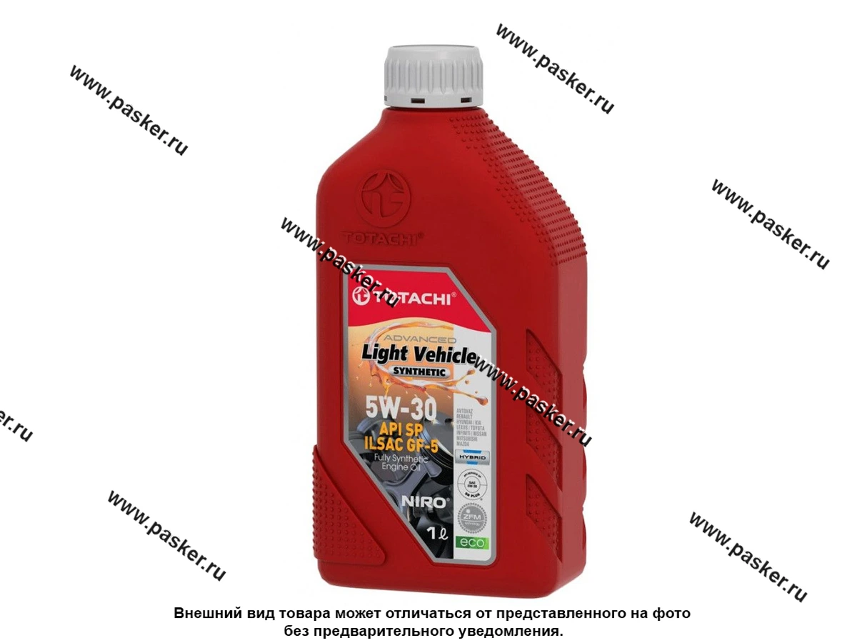 Масло TOTACHI NIRO 5W30 LV API SP/SN PLUS ILSAC GF-5/6A 1л син